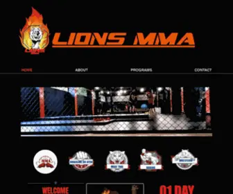 Lionsmma.club(Lions MMA) Screenshot