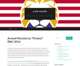 Lionsoftrump.net(Lionsoftrump) Screenshot