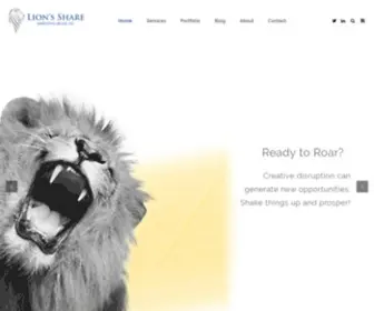 Lionsshare.com(Lion's Share Marketing Group) Screenshot