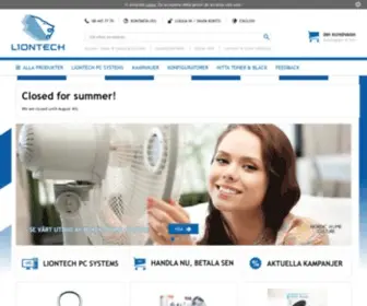 Liontech.se(Gamingdator, Datorreparation & Dataservice i Stockholm) Screenshot