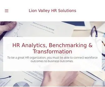 Lionvalleysolutions.com(Lion Valley HR Solutions) Screenshot