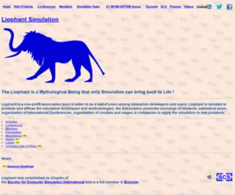 Liophant.org(Liophant Simulation) Screenshot