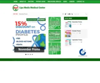 Lipamedix.com.ph(Lipa Medix Medical Center) Screenshot