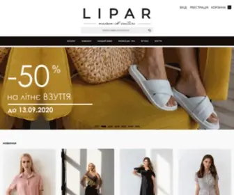 Lipar.ua(модная женская одежда от производителя в Днепропетровске) Screenshot