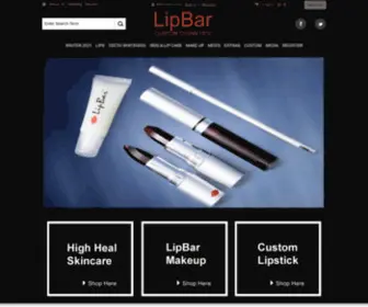 Lipbar.com(Custom lipstick skin care) Screenshot