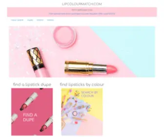 Lipcolourmatch.com(Lipstick Finder) Screenshot