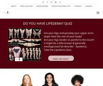 Lipedemaproject.org(The Lipedema Project for Lipedema) Screenshot