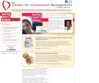 Lipidcenter.com(The Center for Cholesterol Management) Screenshot