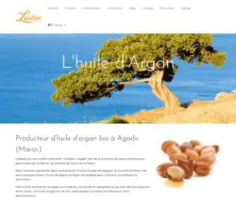Lipidine.com(Producteur d'huile d'argan bio (Ecocert)) Screenshot