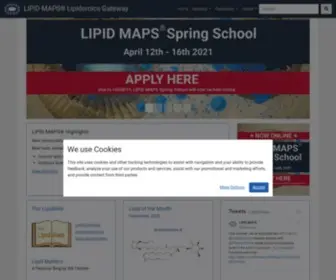 Lipidmaps.org(LIPID MAPS website) Screenshot