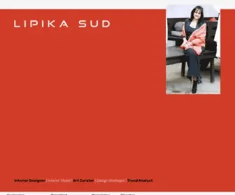 Lipika.com(Lipika Sud is one of the leading interior designers in India & President of the Guild of Designers & Artists) Screenshot