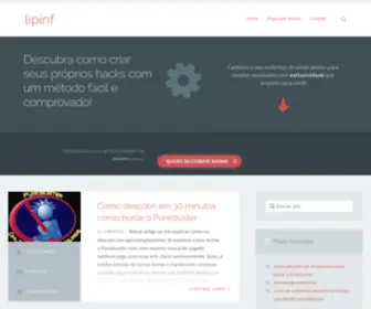 Lipinf.com(Conteúdos sobre Cheats) Screenshot