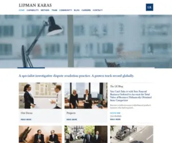 Lipmankaras.com(Lipman Karas) Screenshot