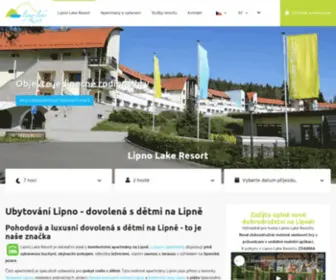 Lipnolakeresort.cz(Lipno Lake Resort) Screenshot