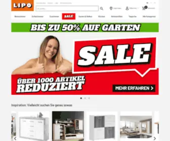 Lipo.ch(Möbel discount günstig kaufen & clever einrichten) Screenshot