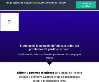 Lipobluecolombiaoficial.com(Lipoblue Colombia Oficial) Screenshot