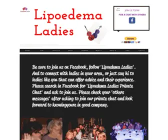 Lipoedemaladies.com(Lipoedema Ladies UK lipoedema and lipedema) Screenshot