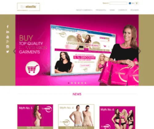 Lipoelastic.com.au(Compression garments) Screenshot