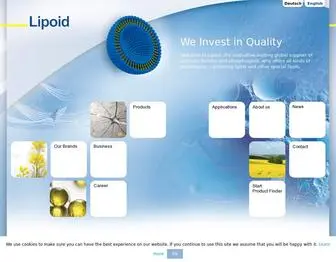Lipoid.com(We invest in Quality) Screenshot