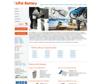 Lipolbattery.it(LiPol Battery Co) Screenshot