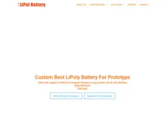 Lipoly-Battery.com(Lipoly Battery) Screenshot