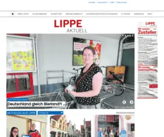 Lippe-Aktuell.de(LIPPE aktuell) Screenshot