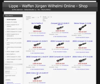 Lippe-Waffen-Shop.de(Sonderangebote) Screenshot