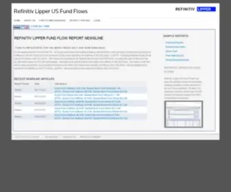 Lipperusfundflows.com(US Fund Flows Data Services) Screenshot