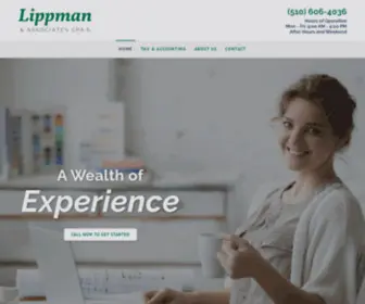 LippmancPas.com(Accounting Services) Screenshot