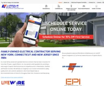 Lippoliselectric.com(Westchester NY Residential & Commercial Electrical Contractor) Screenshot