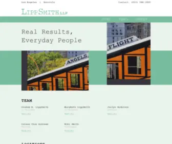 Lippsmith.com(LippSmith LLP) Screenshot