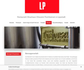Lippstaedter-Brauerei.de(Lippstädter Brauerei Brauhaus Thombansen) Screenshot