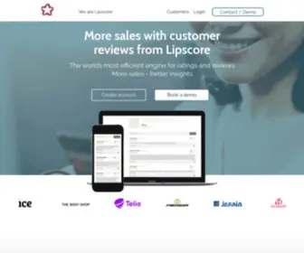 Lipscore.com(More Reviews) Screenshot