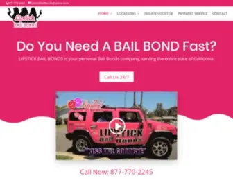 Lipstickbailbonds.net(24 hour Bail Bond Service) Screenshot