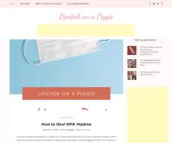 Lipstickonapiggie.com(Lipstick on a Piggie) Screenshot