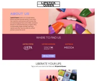 Lipstickqueen.com(Lipstick Queen) Screenshot