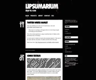 Lipsumarium.com(Lipsumarium) Screenshot