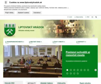 Liptovskyhradok.sk(Oficiálne) Screenshot