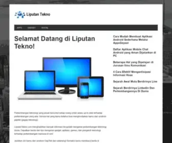 Liputantekno.com(Selamat Datang di Liputan Tekno) Screenshot