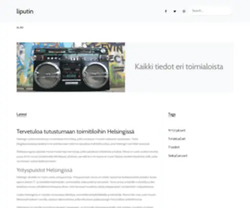 Liputin.fi(Lipunmyyntijärjestelmä) Screenshot
