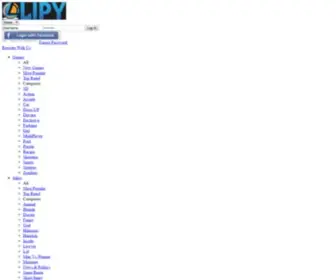 Lipy.com(Games) Screenshot