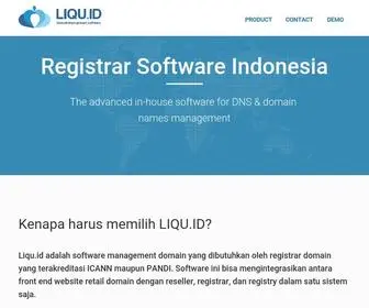 Liqu.id(Domain Registrar Software PERTAMA di Indonesia) Screenshot