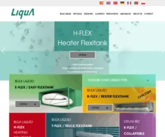 Liquatrans.com(Technology Leader in the Flexitank Industry) Screenshot