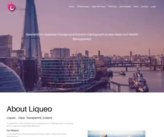 Liqueo.com(Asset & Wealth Management) Screenshot