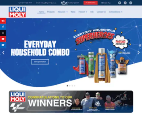 Liqui-Moly.co.za(Liqui Moly) Screenshot