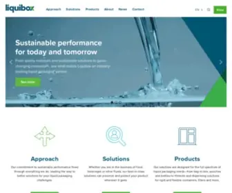 Liquibox.com(Sustainable Flexible Packaging Solutions) Screenshot