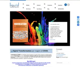 Liquid-Communication.it(Consulenza di Direzione in Marketing) Screenshot