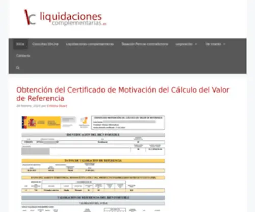 Liquidacionescomplementarias.es(Liquidacionescomplementarias) Screenshot