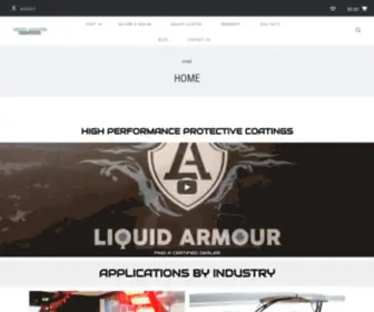 Liquidarmour-USA.com(Liquid Armour Protective Coatings) Screenshot