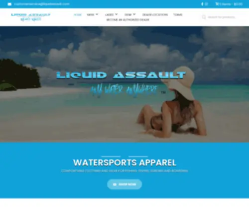 Liquidassault.com(Watersports Apparel and Gear) Screenshot